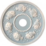 Marie Ricci Bubbly Fish Ceiling Medallion