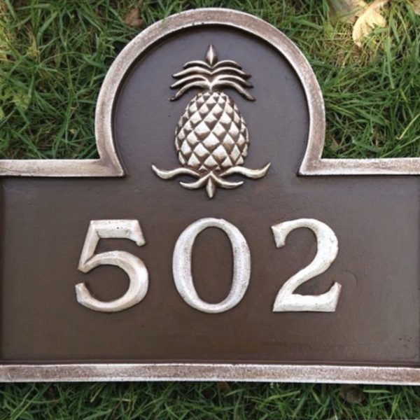 pineapple-address-plaque