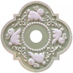 Marie Ricci Bunny Ceiling Medallion